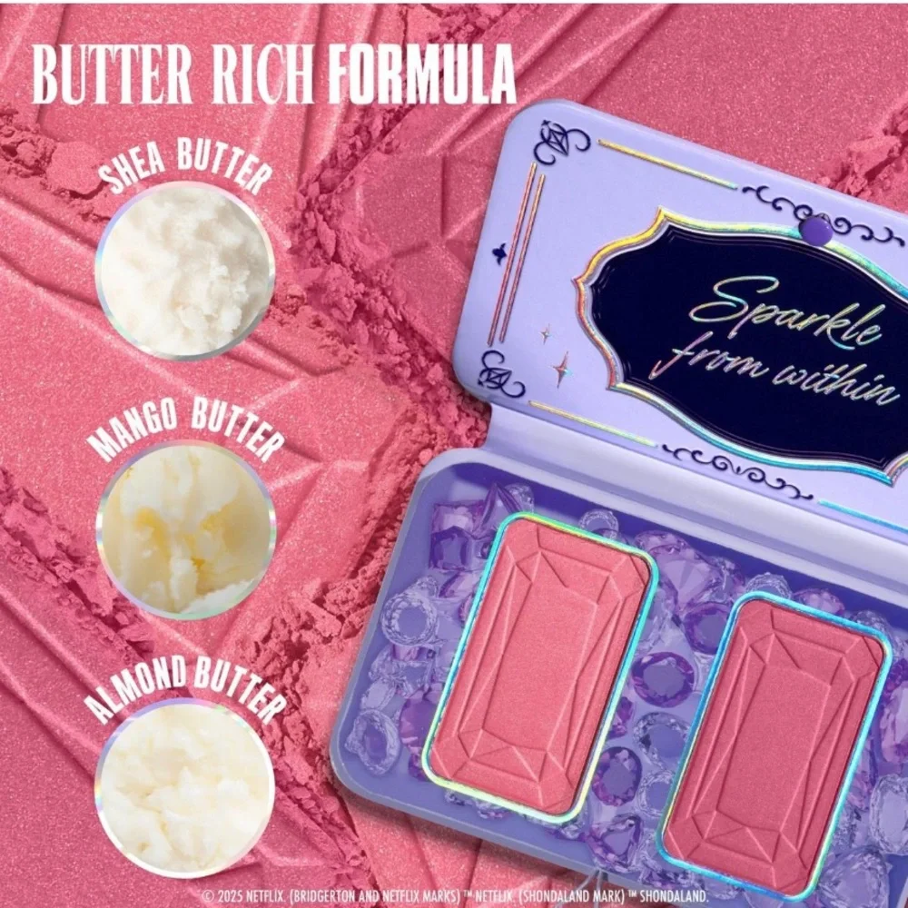 NYX Bridgerton Buttermelt Royal Blush Duo “Lady In Silver”
